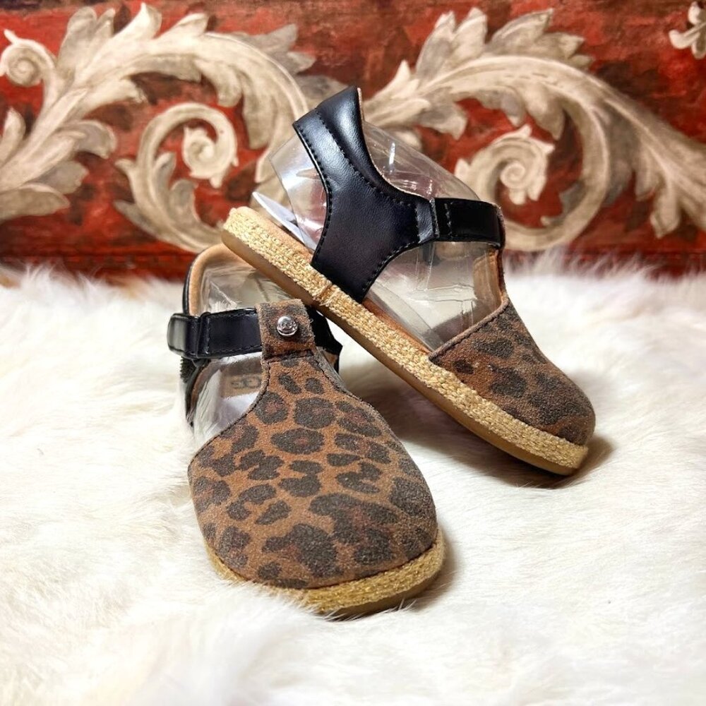 UGG Girls sandals leopard print
